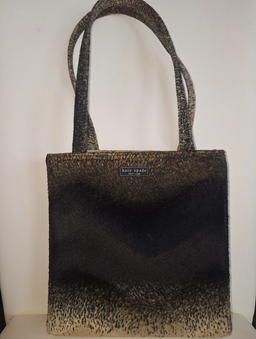 Kate Spade Ombre Mohair Vintage Tote EUC